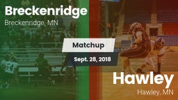 Matchup: Breckenridge High vs. Hawley  2018