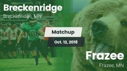 Matchup: Breckenridge High vs. Frazee  2018
