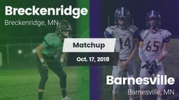 Matchup: Breckenridge High vs. Barnesville  2018