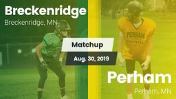 Matchup: Breckenridge High vs. Perham  2019