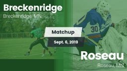 Matchup: Breckenridge High vs. Roseau  2019