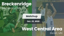 Matchup: Breckenridge High vs. West Central Area 2020