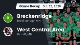 Recap: Breckenridge  vs. West Central Area 2020