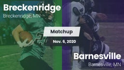 Matchup: Breckenridge High vs. Barnesville  2020