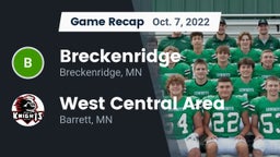 Recap: Breckenridge  vs. West Central Area 2022