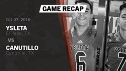 Recap: Ysleta  vs. Canutillo  2016