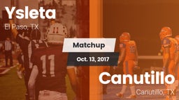 Matchup: Ysleta  vs. Canutillo  2017