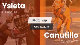Matchup: Ysleta  vs. Canutillo  2018