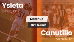 Matchup: Ysleta  vs. Canutillo  2020
