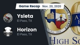 Recap: Ysleta  vs. Horizon  2020