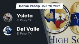 Recap: Ysleta  vs. Del Valle  2022