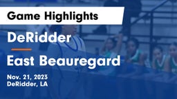DeRidder  vs East Beauregard  Game Highlights - Nov. 21, 2023