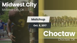 Matchup: Midwest City High vs. Choctaw  2017
