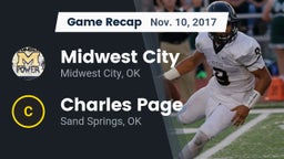 Recap: Midwest City  vs. Charles Page  2017
