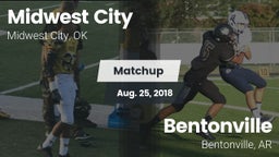 Matchup: Midwest City High vs. Bentonville  2018