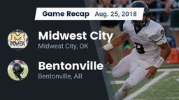 Recap: Midwest City  vs. Bentonville  2018
