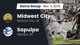 Recap: Midwest City  vs. Sapulpa  2018