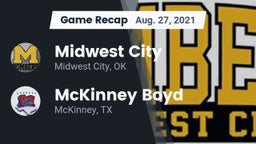 Recap: Midwest City  vs. McKinney Boyd  2021