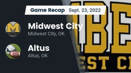 Recap: Midwest City  vs. Altus  2022