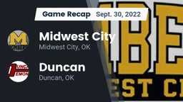 Recap: Midwest City  vs. Duncan  2022