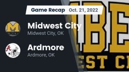 Recap: Midwest City  vs. Ardmore  2022