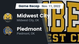 Recap: Midwest City  vs. Piedmont  2022