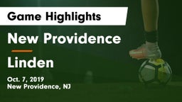 New Providence  vs Linden Game Highlights - Oct. 7, 2019