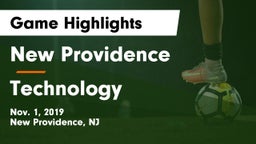 New Providence  vs Technology Game Highlights - Nov. 1, 2019