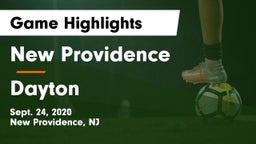 New Providence  vs Dayton  Game Highlights - Sept. 24, 2020