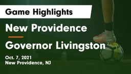 New Providence  vs Governor Livingston  Game Highlights - Oct. 7, 2021