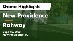 New Providence  vs Rahway Game Highlights - Sept. 28, 2022