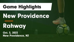 New Providence  vs Rahway Game Highlights - Oct. 3, 2023