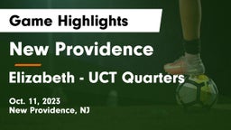 New Providence  vs Elizabeth - UCT Quarters Game Highlights - Oct. 11, 2023