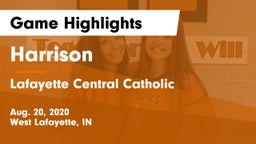 Harrison  vs Lafayette Central Catholic  Game Highlights - Aug. 20, 2020