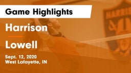 Harrison  vs Lowell Game Highlights - Sept. 12, 2020