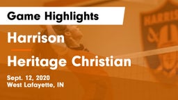 Harrison  vs Heritage Christian  Game Highlights - Sept. 12, 2020