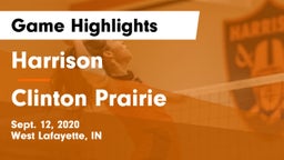 Harrison  vs Clinton Prairie  Game Highlights - Sept. 12, 2020