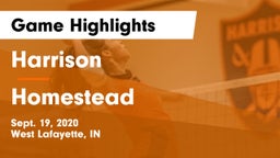 Harrison  vs Homestead Game Highlights - Sept. 19, 2020