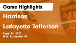 Harrison  vs Lafayette Jefferson  Game Highlights - Sept. 24, 2020