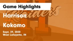 Harrison  vs Kokomo  Game Highlights - Sept. 29, 2020