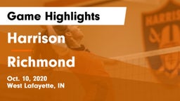 Harrison  vs Richmond Game Highlights - Oct. 10, 2020