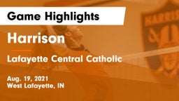 Harrison  vs Lafayette Central Catholic  Game Highlights - Aug. 19, 2021