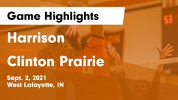 Harrison  vs Clinton Prairie  Game Highlights - Sept. 2, 2021