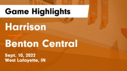 Harrison  vs Benton Central  Game Highlights - Sept. 10, 2022
