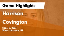 Harrison  vs Covington  Game Highlights - Sept. 9, 2023