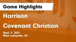 Harrison  vs Covenant Christian  Game Highlights - Sept. 9, 2023