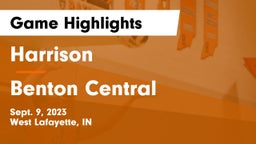 Harrison  vs Benton Central  Game Highlights - Sept. 9, 2023