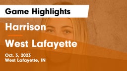 Harrison  vs West Lafayette  Game Highlights - Oct. 3, 2023