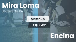 Matchup: Mira Loma High vs. Encina  2017