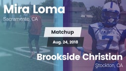 Matchup: Mira Loma High vs. Brookside Christian  2018